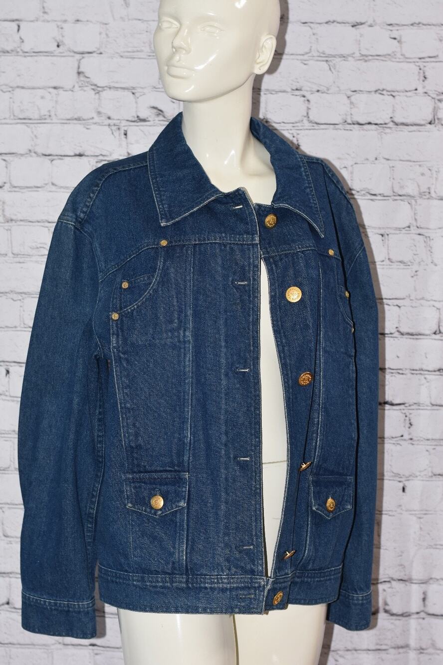 ESCADA Sport Multi-pocket Button Jean/Denim Women's Trucker Jacket Size 40